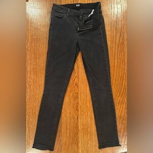 Paige Women’s Hoxton Ankle Peg Jeans Black - Size 25